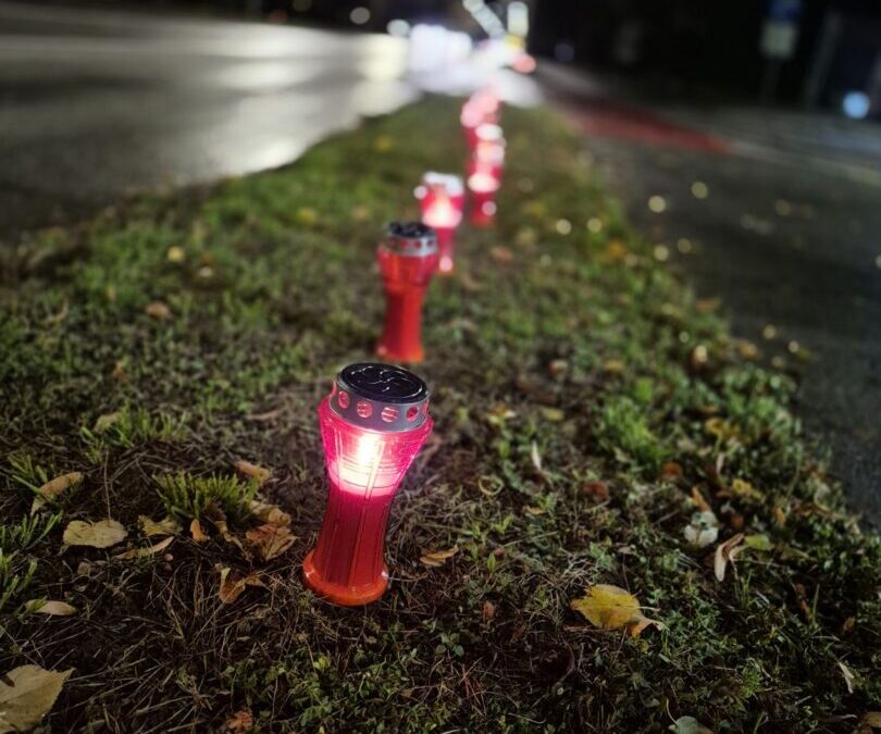 Svijeće na Vukovarskoj za Vukovar